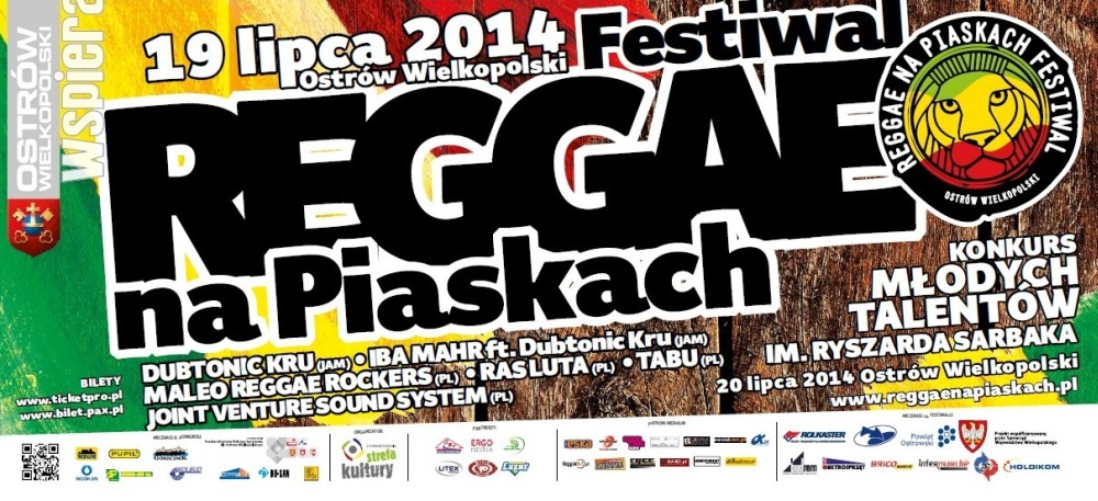 Reggae na Piaskach Festiwal 2014